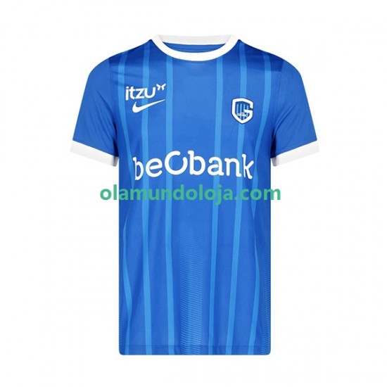 Camisola KRC Genk Homem Equipamento Primeiro 2022-2023 Manga Curta